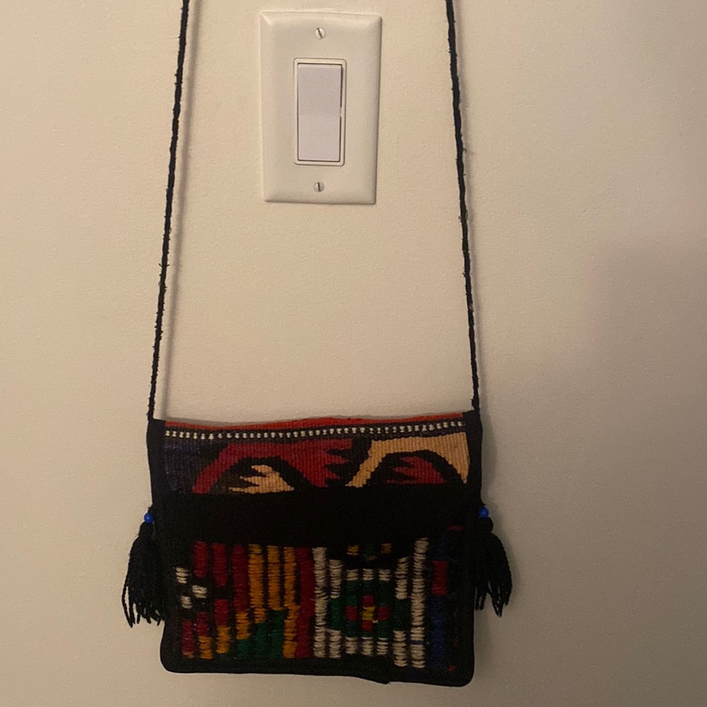 Hand woven kilim bag